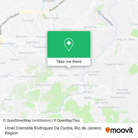 Umei Cremilda Rodrigues Da Cunha map