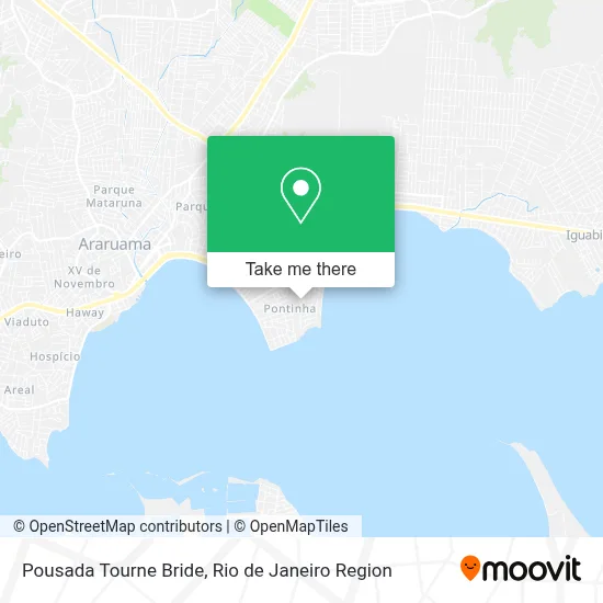 Pousada Tourne Bride map