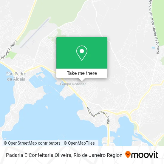 Padaria E Confeitaria Oliveira map