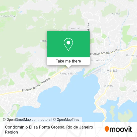 Condomínio Elisa Ponta Grossa map