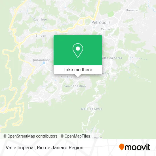 Valle Imperial map