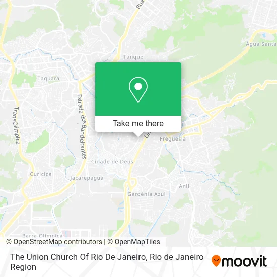 The Union Church Of Rio De Janeiro map