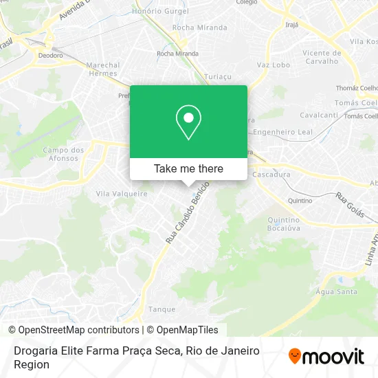 Drogaria Elite Farma Praça Seca map