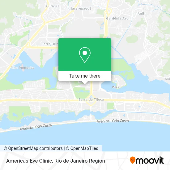 Americas Eye Clinic map