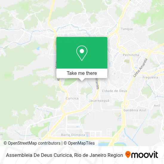 Assembleia De Deus Curicica map