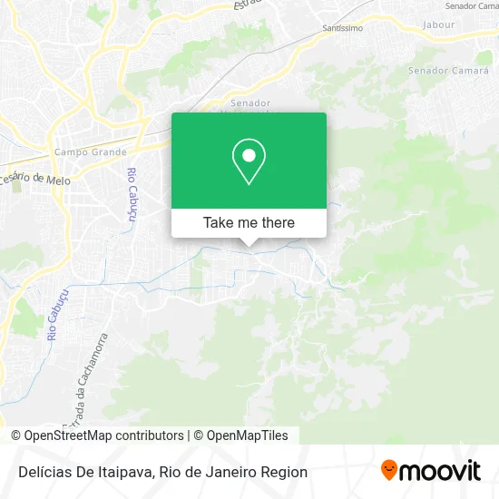 Delícias De Itaipava map