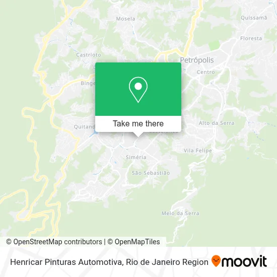 Henricar Pinturas Automotiva map