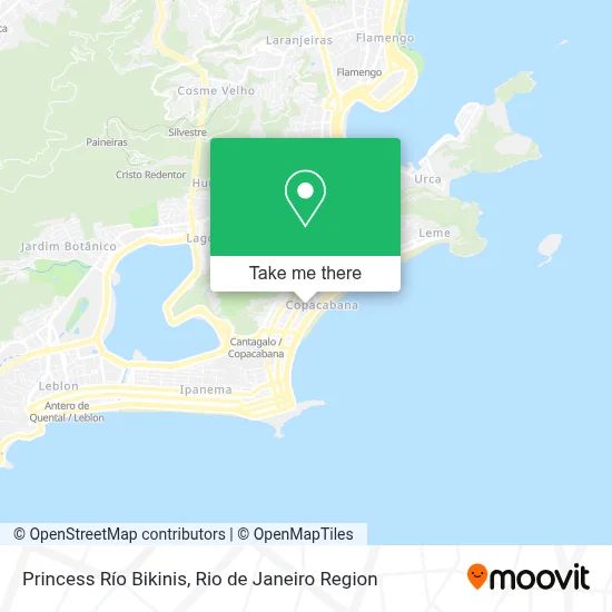 Princess Río Bikinis map