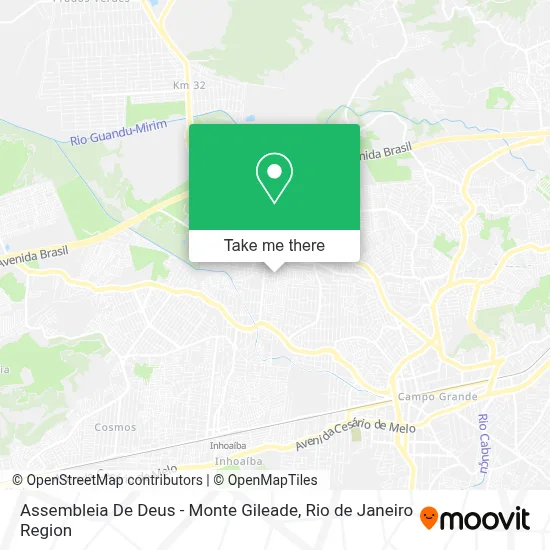Assembleia De Deus - Monte Gileade map