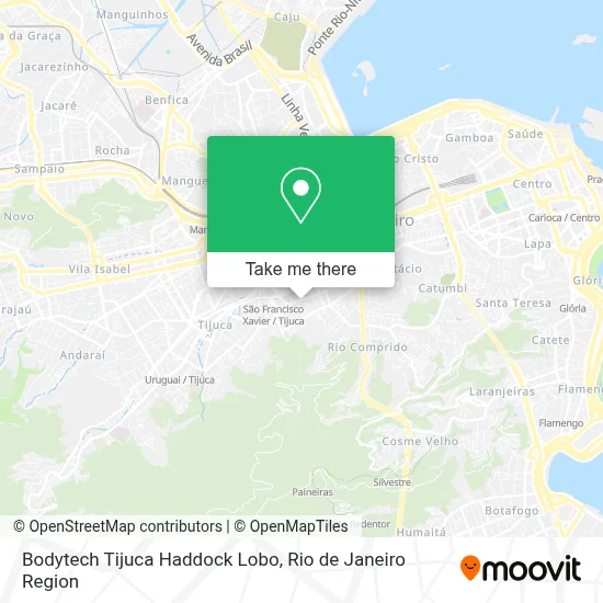 Bodytech Tijuca Haddock Lobo map