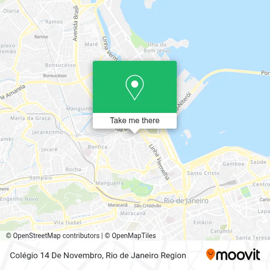 Colégio 14 De Novembro map