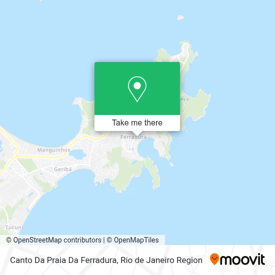 Canto Da Praia Da Ferradura map