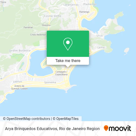 Arya Brinquedos Educativos map