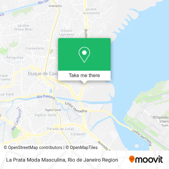 La Prata Moda Masculina map