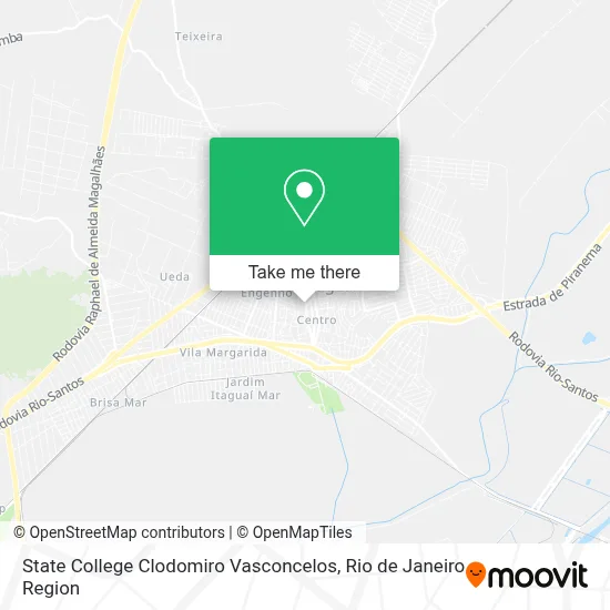 State College Clodomiro Vasconcelos map