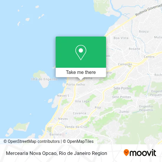 Mercearia Nova Opcao map