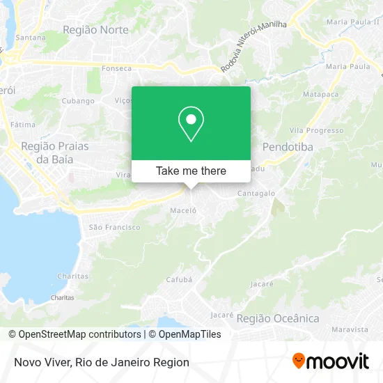 Novo Viver map