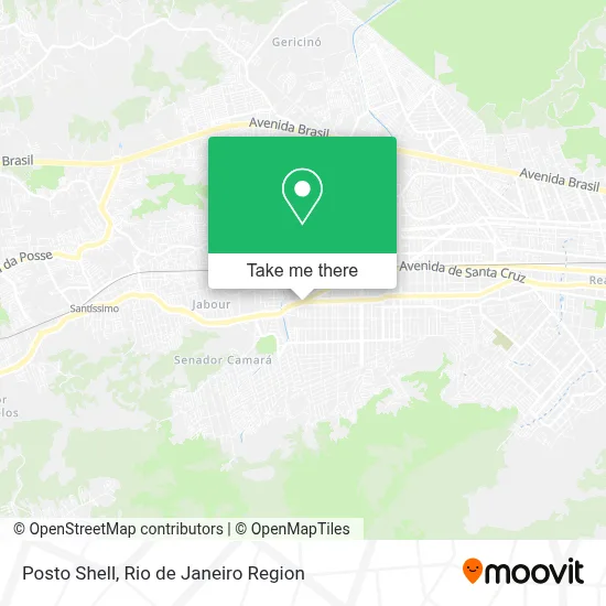 Posto Shell map