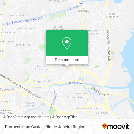 Promessistas Caxias map