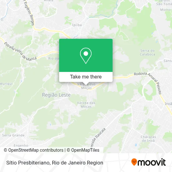 Sítio Presbiteriano map