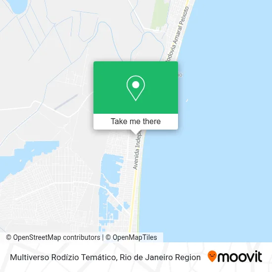 Multiverso Rodízio Temático map