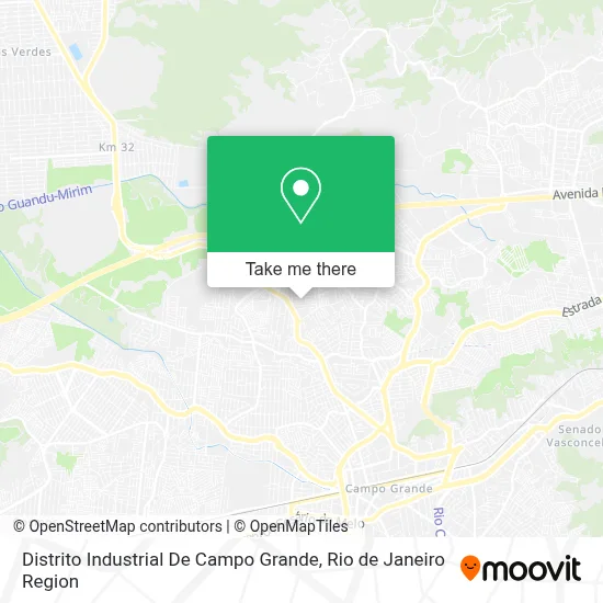 Distrito Industrial De Campo Grande map