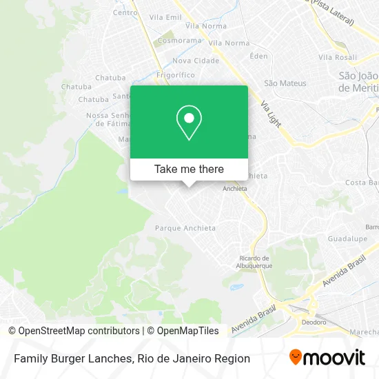Family Burger Lanches map