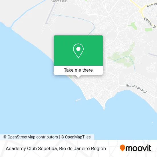 Academy Club Sepetiba map