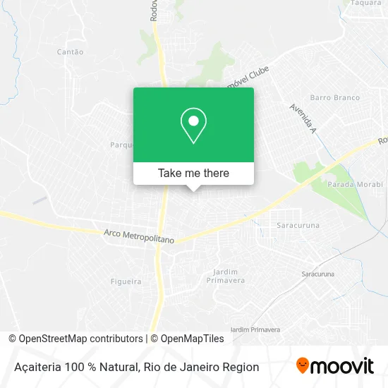 Açaiteria 100 % Natural map