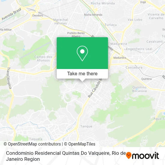 Condomínio Residencial Quintas Do Valqueire map