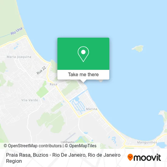 Praia Rasa, Buzios - Rio De Janeiro map