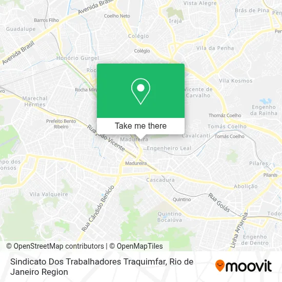 Sindicato Dos Trabalhadores Traquimfar map
