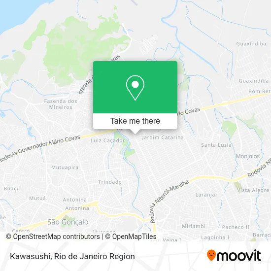 Kawasushi map
