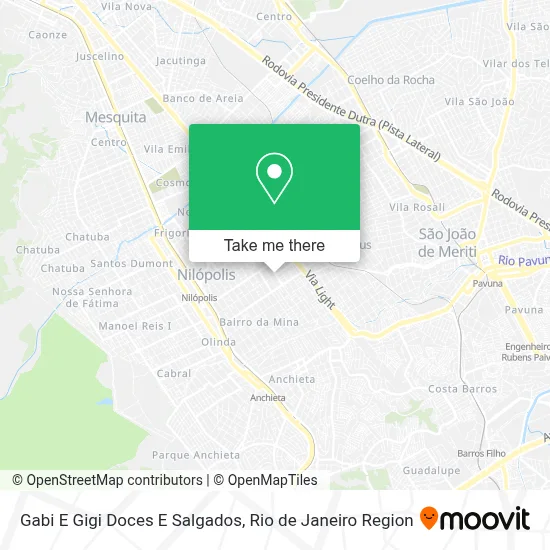 Gabi E Gigi Doces E Salgados map