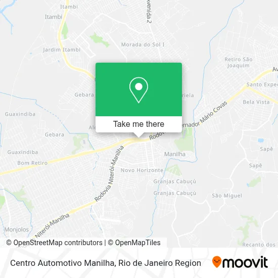Centro Automotivo Manilha map