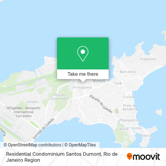 Residential Condominium Santos Dumont map