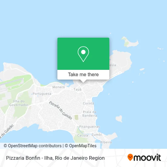 Pizzaria Bonfin - Ilha map