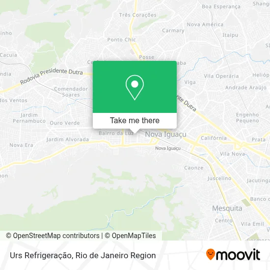 Urs Refrigeração map