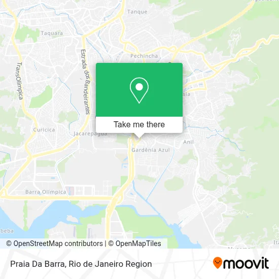 Praia Da Barra map