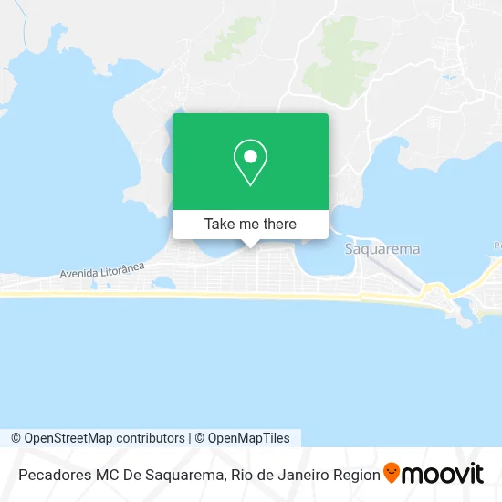 Pecadores MC De Saquarema map