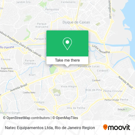 Natec Equipamentos Ltda map