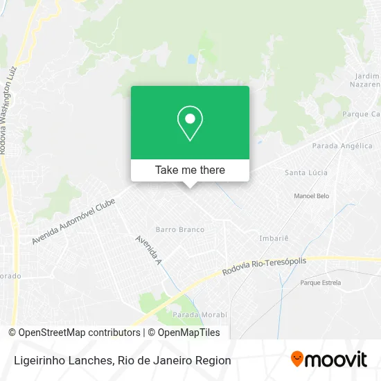 Ligeirinho Lanches map