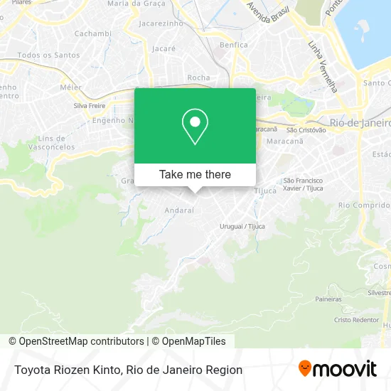 Toyota Riozen Kinto map