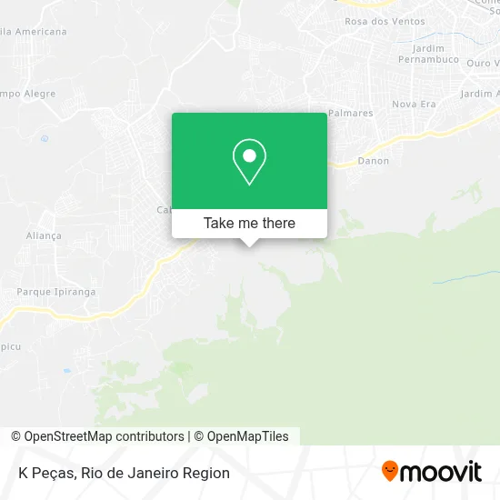 K Peças map
