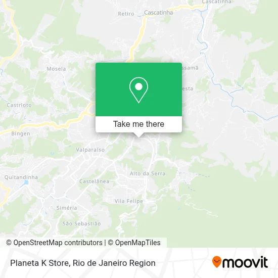 Planeta K Store map