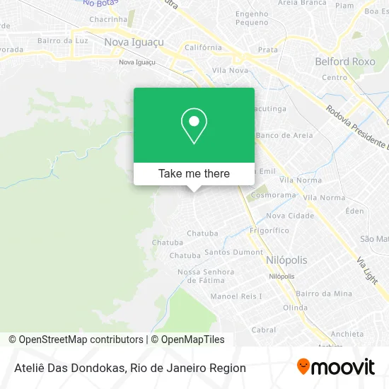 Ateliê Das Dondokas map