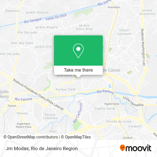 Jm Modas map