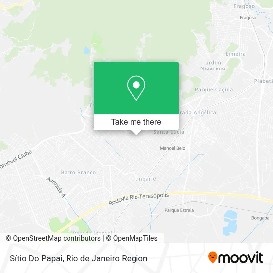 Sítio Do Papai map
