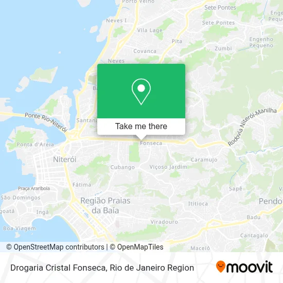 Drogaria Cristal Fonseca map