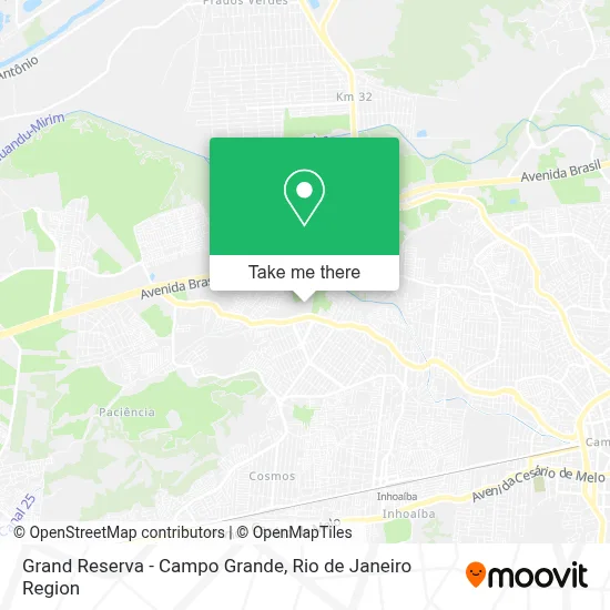 Grand Reserva - Campo Grande map